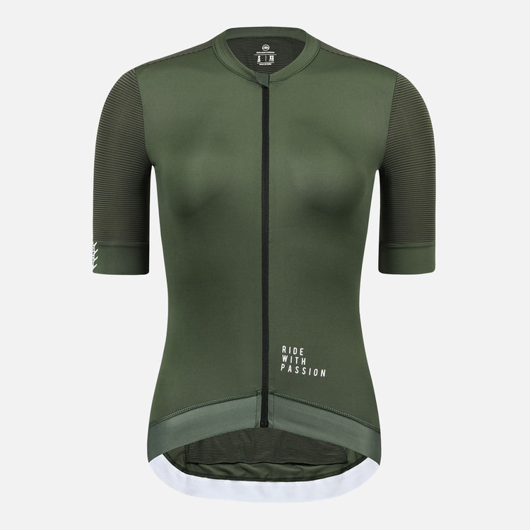 green cycling jersey womens