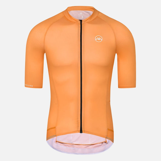 orange cycling jersey