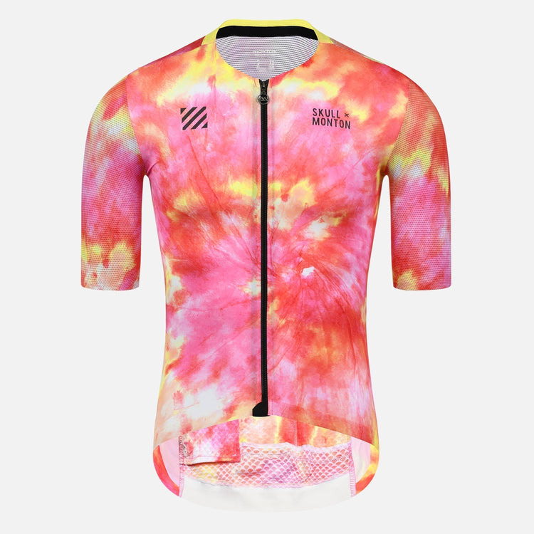 tie dye cycling jersey