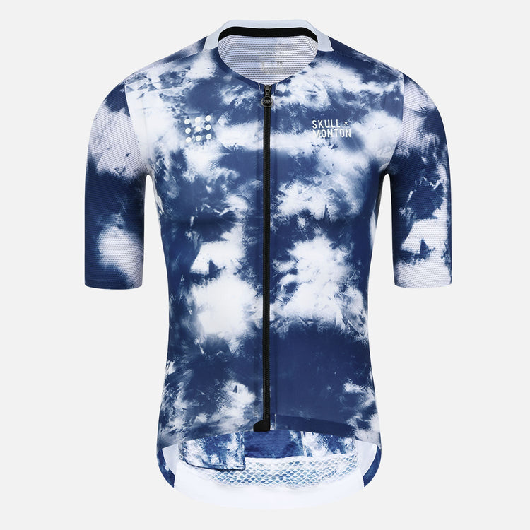 tie dye cycling jersey