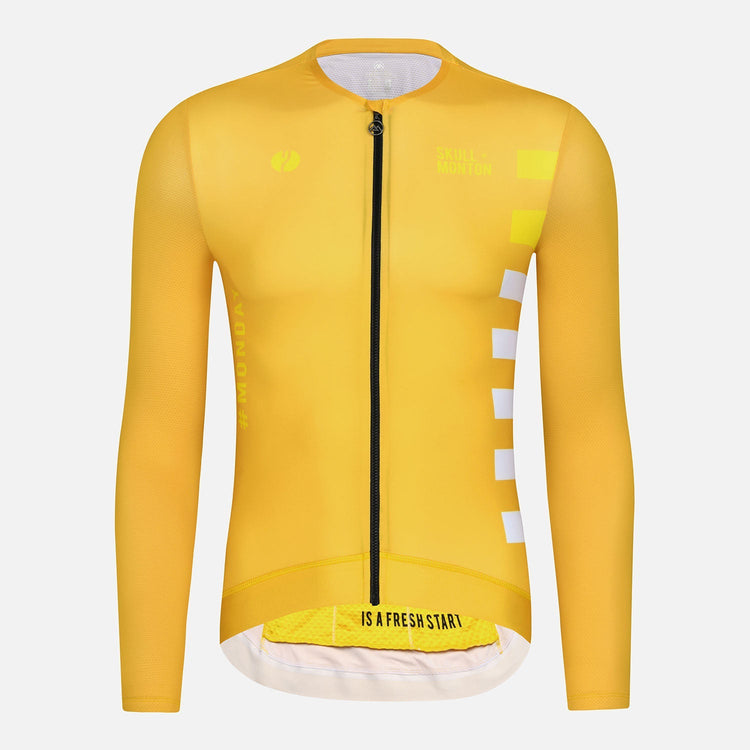 mens long sleeve cycling jersey