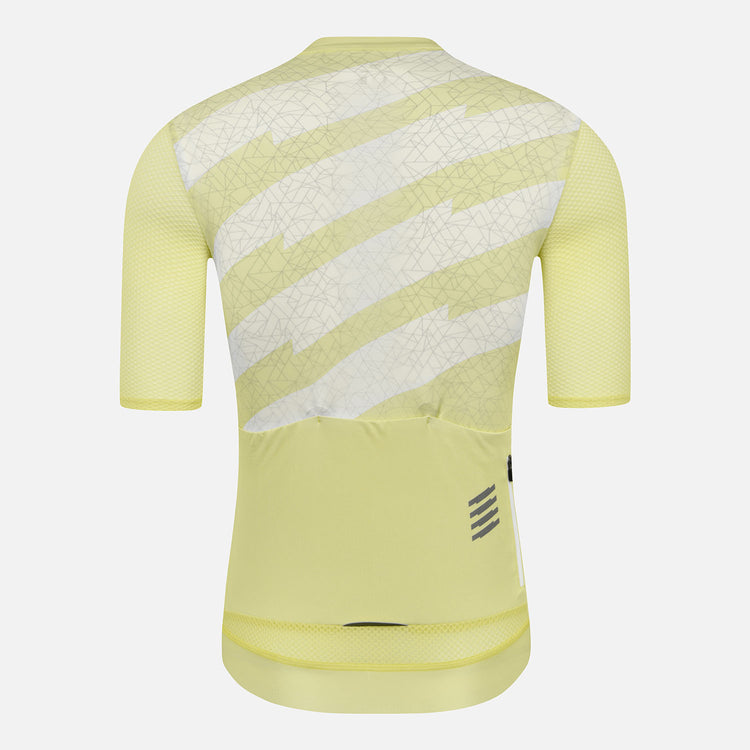 Skull Monton Cycling Jersey Mens MONDAY III Canary Yellow