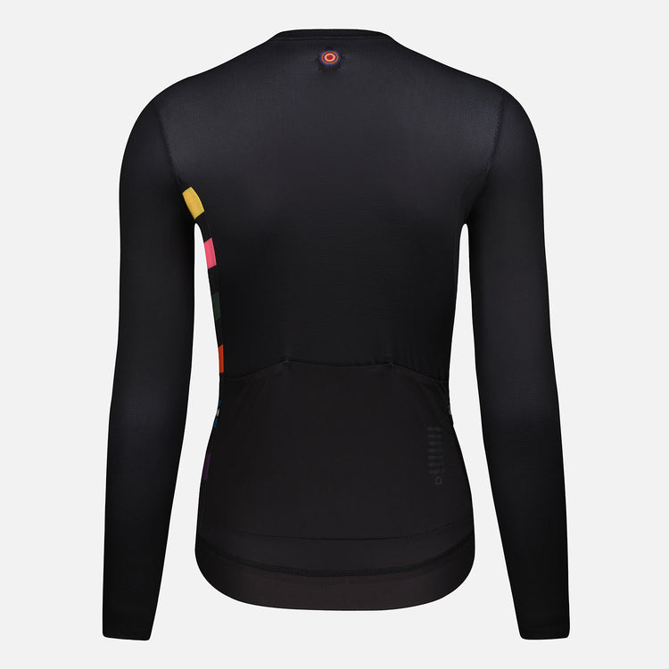 black cycling jersey womens