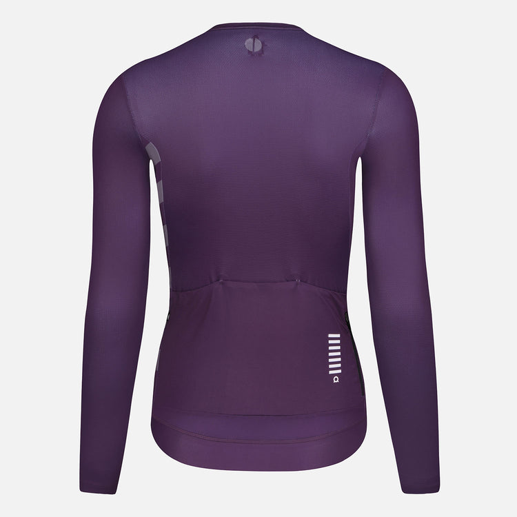 purple cycling jersey womens