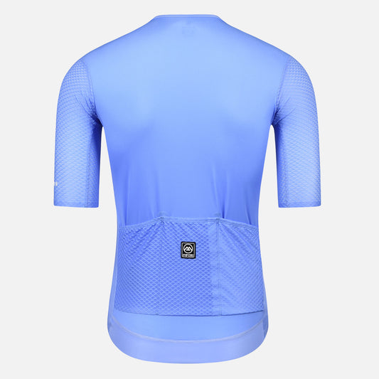 blue cycling jersey