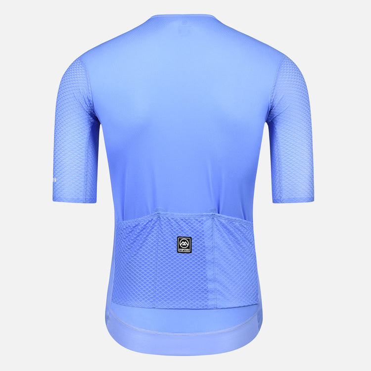 blue cycling jersey