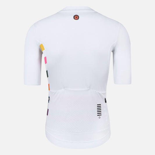 Skull Monton Cycling Jersey Mens Holiday II White - montoncc