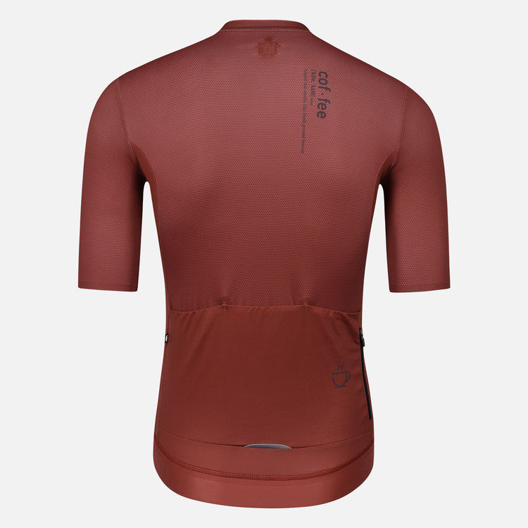 Skull Monton Cycling Jersey Mens Coffee - montoncc